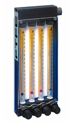 Modell Tx PTFE/Glass Mehrfachrohrstrmungsmesser, TX METER