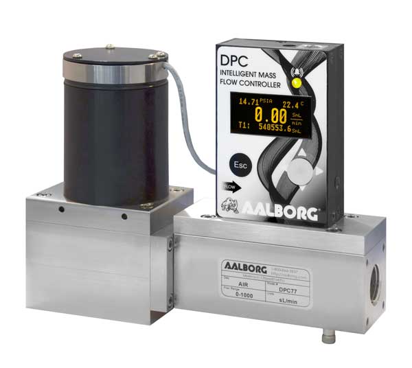 DPC mass flow controller high flowrate