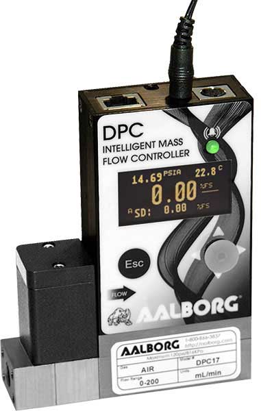 DPC Digitaler Massendurchflussregler, AALBORG A DPC With OLED Readout