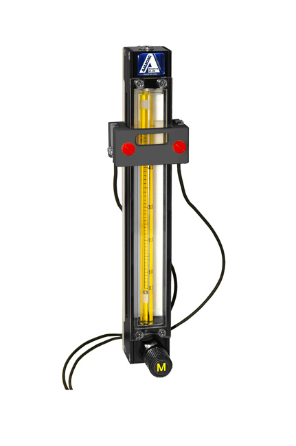 Modell T - PTFE Einzelrohrströmungsmesser mit Optisc