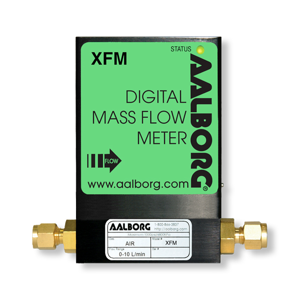 XFM Digitales Massenfluss Messgerät, XFM mass flow meter no display aluminum Aalborg
